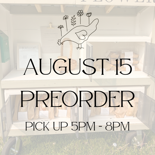 August 15 PREORDERS